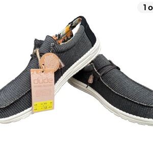 Hey Dude Wally Sox Men's Slip-on Shoes Color Charcoal, Size 12